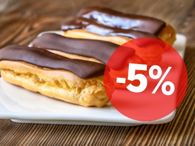 -5% sur les éclairs Carrefour (4 pièces)