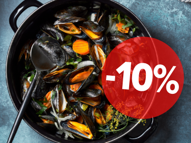 -10% sur les moules