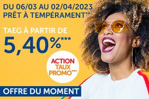 Prêt 5,40%