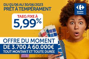 prêt à 5,99